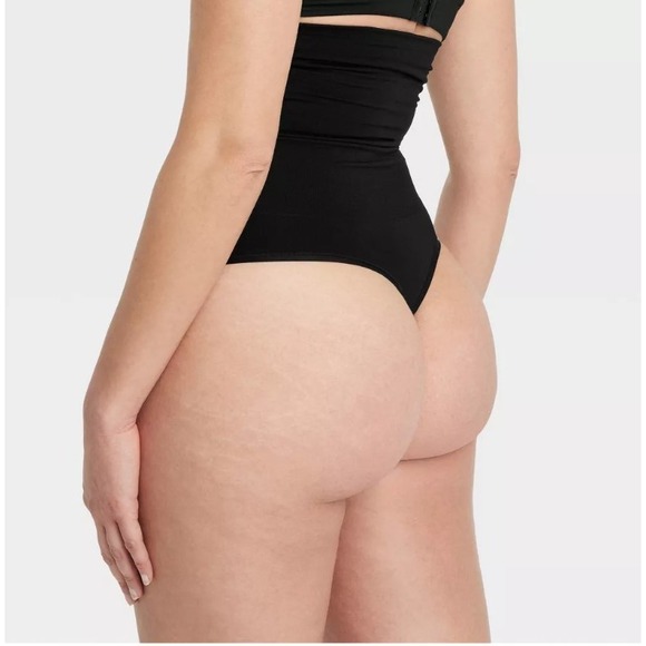 Auden Black High Waist Thong Shaping Briefs Medium Support Size‎ M - Picture 5 of 5